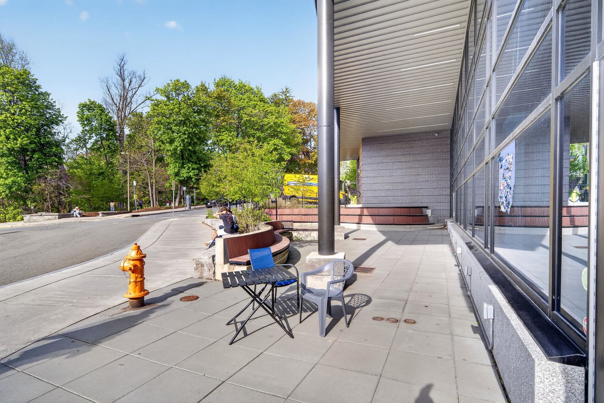 409 College Avenue streetscape in Collegetown